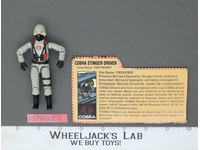 Cobra Stinger Driver V1 100% Complete G.I. Joe 1984 Hasbro Vintage Action Figure