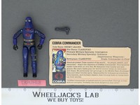 Cobra Commander V2 MAIL AWAY 100% Complete G.I. Joe 1984 Hasbro Vintage Figure