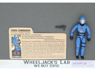 Cobra Commander V1.5 100% Complete 1983 G.I. Joe Hasbro Vintage Action Figure