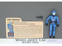 Cobra Commander V1.5 100% Complete 1983 G.I. Joe Hasbro Vintage Action Figure