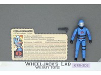 Cobra Commander V1.5 100% Complete 1983 G.I. Joe Hasbro Vintage Action Figure