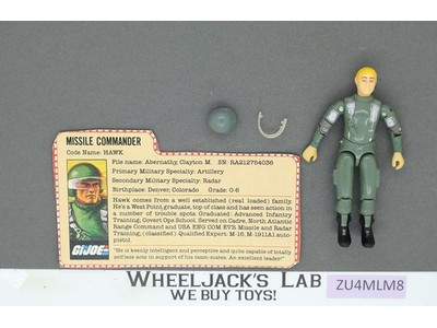 Hawk V1.5 Swivel Arms 100% Complete G.I. Joe 1983 Hasbro Vintage Action Figure