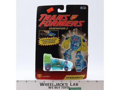 Blaze Sparkabots G2 Transformers EUROPEAN 1993 Hasbro Action Figure NEW SEALED