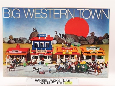 Big Western Town Model 79-59195 Sears, Roebuck and Co Made in W. Germany Playset