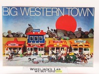 Big Western Town Model 79-59195 Sears, Roebuck and Co Made in W. Germany Playset