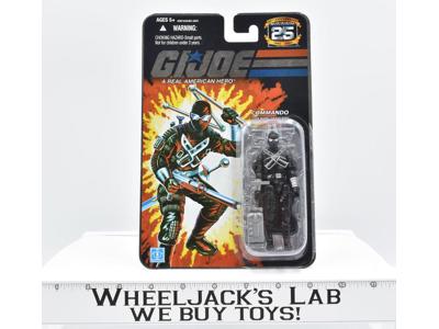 Snake Eyes NEW FROM CASE GI Joe 25th Anniversary 2007 Action Figure
