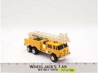Stomper Fire Dept. YELLOW Ladder Tower #27 Fire Truck 1980's Vintage