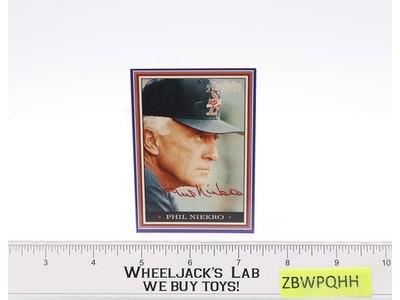 Phil Niekro Colorado Silver Bullets 1996 Team Issue SIGNED Baseball Card