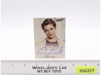 Pam Bouvier Licence to Kill 007 Carey Lowell AUTOGRAPHED Trading Card