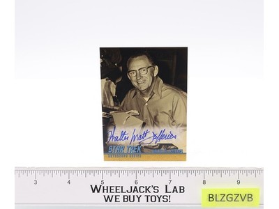 A65 Star Trek Art Director Walter M. Jefferies AUTOGRAPHED Trading Card