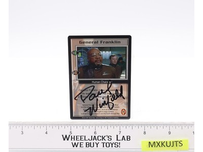 #8 General Franklin Babylon 5 Paul Winfield AUTOGRAPHED Trading Card