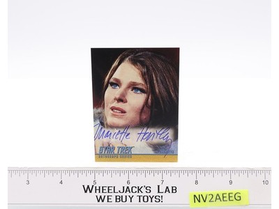 A85 Zarabeth Star Trek TOS Mariette Hartley AUTOGRAPHED Trading Card