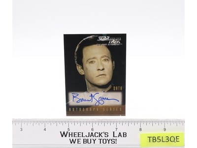 Data Star Trek Next Generation Brent Spiner AUTOGRAPHED Trading Card