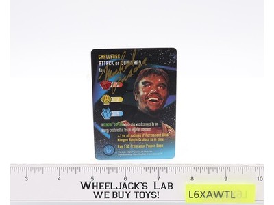 Kang Star Trek TOS Michael Ansara AUTOGRAPHED Trading Card