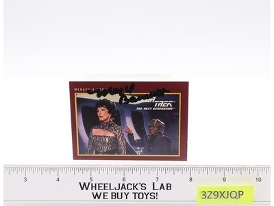 Lwaxana Troi Star Trek Next Generation Majel Barrett AUTOGRAPHED Trading Card