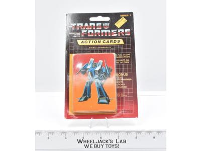 Thundercracker Sealed Pack Card #102 Transformers Trading Action Cards 1985 G1
