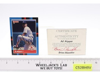 #523 Al Nipper Boston Red Sox 1988 Donruss AUTOGRAPHED Baseball Card