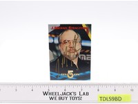 J. Michael Straczynski Babylon 5 AUTOGRAPHED Trading Card