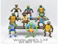 Lot of 9 #2 Teenage Mutant Ninja Turtle TMNT Playmates Vintage Action Figure