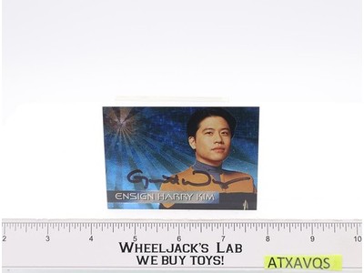 Harry Kim Star Trek Voyager Garrett Wang AUTOGRAPHED Trading Card