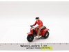 STOMPER Schaper 3-Wheeler ATC ATV Red Cycle w/ Rider 1980's Battery Op WORKS