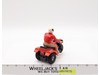 STOMPER Schaper 3-Wheeler ATC ATV Red Cycle w/ Rider 1980's Battery Op WORKS