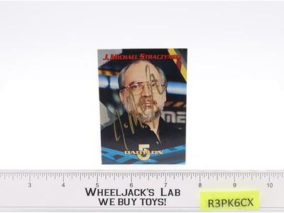 J. Michael Straczynski Babylon 5 AUTOGRAPHED Trading Card