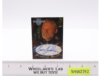 SA1 John Sheridan Babylon 5 Bruce Boxleitner AUTOGRAPHED Trading Card