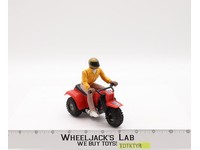 STOMPER Schaper 3-Wheeler ATC ATV Red Cycle w/ Rider 1980's Battery Op WORKS
