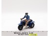 STOMPER Schaper 3-Wheeler ATC ATV Blue Cycle w/ Rider 1980's Battery Op WORKS