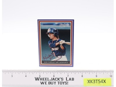 Michelle McAnany Colorado Silver Bullets 1996 Team Issue SIGNED Baseball Card