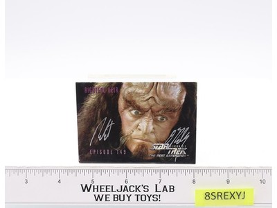 #606 Gowron Star Trek Next Generation Robert O'Reilly AUTOGRAPHED Trading Card