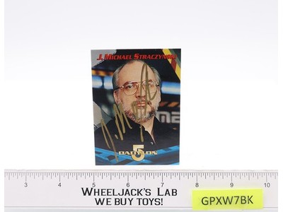 J. Michael Straczynski Babylon 5 AUTOGRAPHED Trading Card