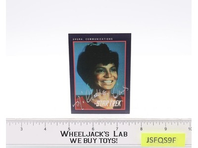 Lt. Uhura Star Trek TOS Nichelle Nichols AUTOGRAPHED Trading Card
