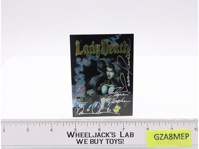Lady Death Between Heaven and Hell Brian Pulido AUTOGRAPHED Trading Card
