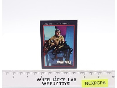 #129 Pavel Chekov Star Trek TOS Walter Koenig AUTOGRAPHED Trading Card