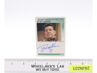 Lakanta Star Trek Next Generation Tom Jackson AUTOGRAPHED Trading Card