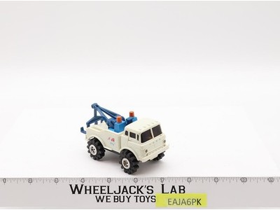 Stomper Tow Truck Emergency Service AAA White 1980s Vintage PARTS