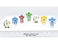 Lot of 7 Soma Rubber Sonic Rangers Mini Robot Warriors Figures Power 1994