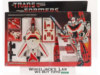 Jetfire 100% Complete W/ Box & Insert 1985 G1 Transformers Vintage Action Figure