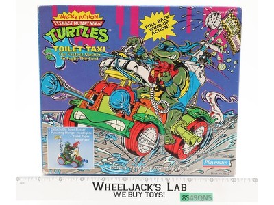 Toilet Taxi Complete Teenage Mutant Ninja Turtles 1990 Playmates Vehicle NEW MIB
