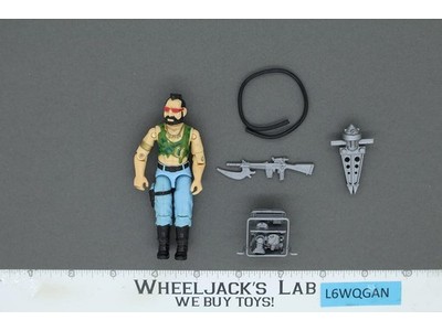 Ripper V1 100% Complete G.I. Joe 1985 Hasbro Vintage Action Figure