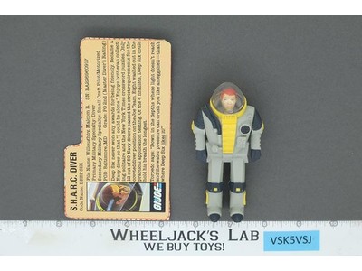 Deep Six V1 100% Complete G.I. Joe 1984 Hasbro Vintage Action Figure