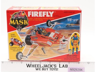 Firefly Julio Lopez 100% Complete W/Box MASK 1986 Kenner Vintage Action Vehicle