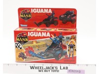 Iguana W/ Lester Sludge 100% Complete W/Box M.A.S.K. 1985 Kenner Figure Vehicle