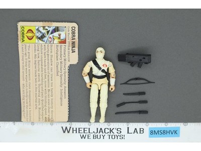 Storm Shadow V1 100% Complete G.I. Joe 1984 Hasbro Vintage Action Figure