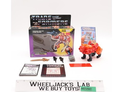 Rampage W/Box 100% Complete 1986 Vintage Hasbro G1 Transformers Figure MIB