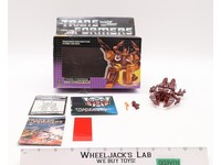 Chop Shop 100% Complete W/BOX 1985 Vintage G1 Transformers UNUSED STICKERS