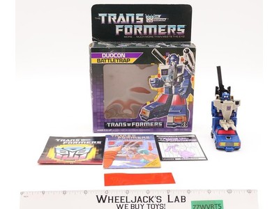 Battletrap 100% Complete W/BOX 1987 G1 Transformers Hasbro Vintage Action Figure