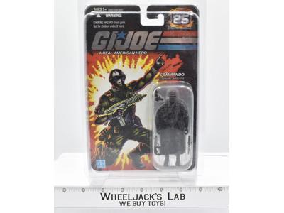 Snake Eyes NEW W Star Case GI Joe 25th Anniversary 2007 Hasbro Action Figure